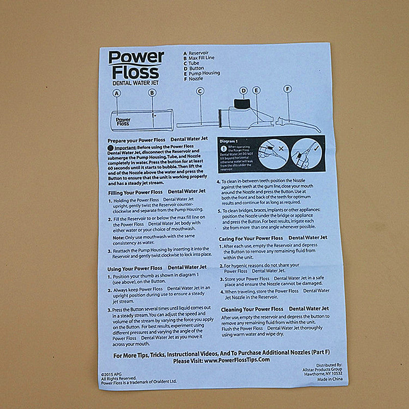 Power Floss Teeth Oral Cleaner