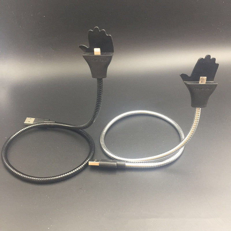 Phone Data Cable + Coiled Holder