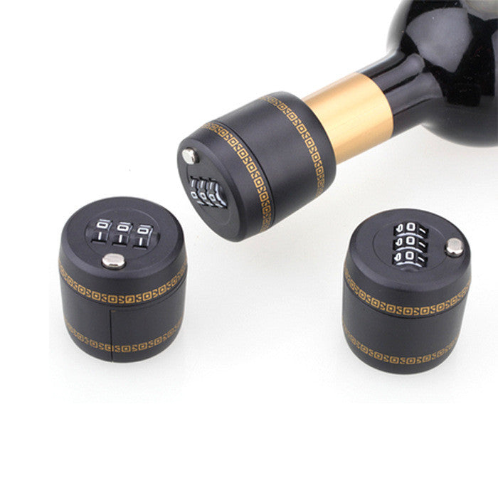 Red Wine Password Lock Wine Stopper
