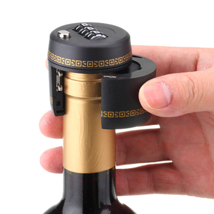 Red Wine Password Lock Wine Stopper
