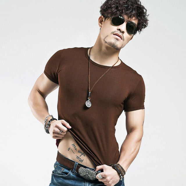 V neck Mens T-Shirt