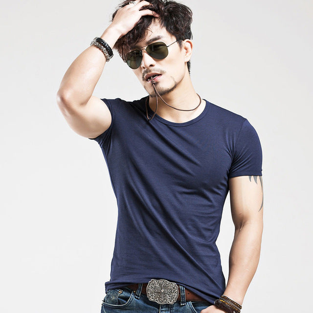 V neck Mens T-Shirt