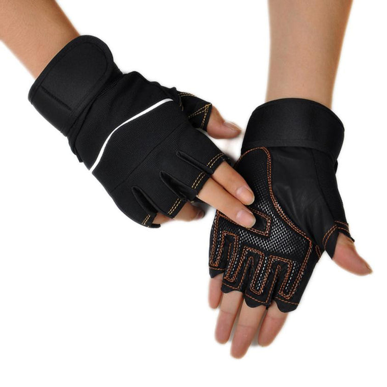 Weight Lifting Training Fingerless Gloves
