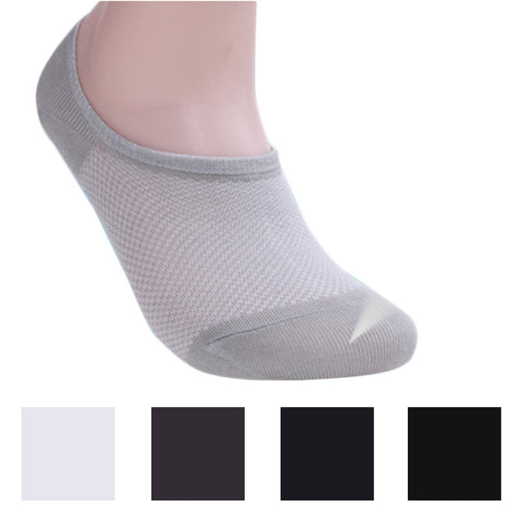 Men and Women Bamboo Fiber Net Loafer Boat socks 10 Pairs