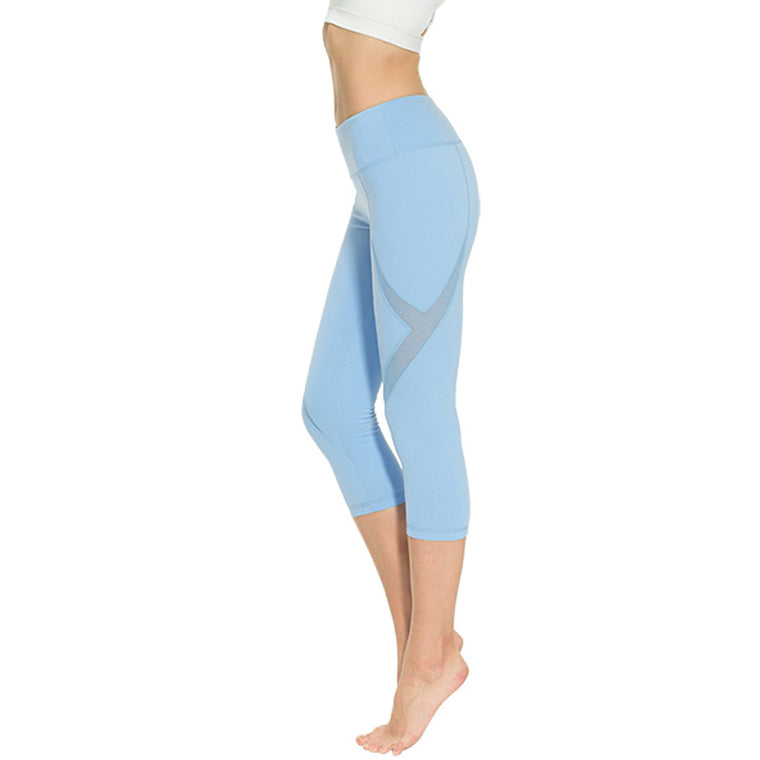 Women Sports Tights Capris Gym Slim Yoga Pants
