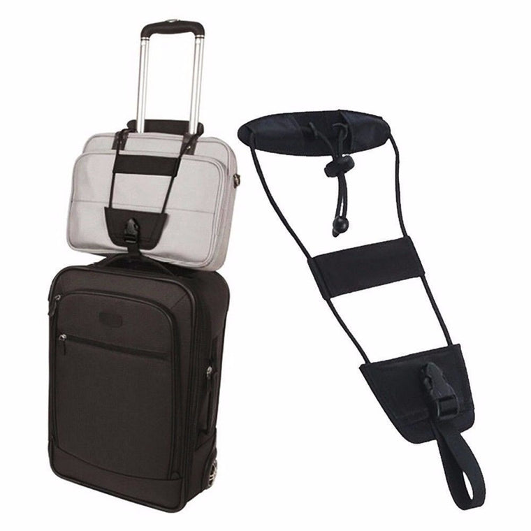 2 Pcs Add A Bag Strap Storage Box Travel Luggage Adjustable Belt