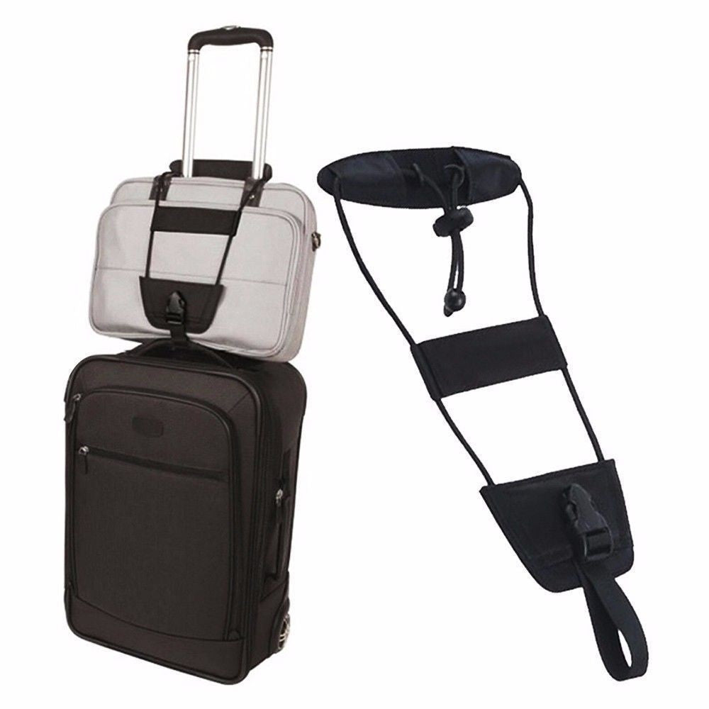 2 Pcs Add A Bag Strap Storage Box Travel Luggage Adjustable Belt