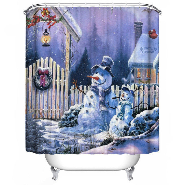 180cmx180cm Waterproof Polyester Fabric Bathroom/shower Curtains