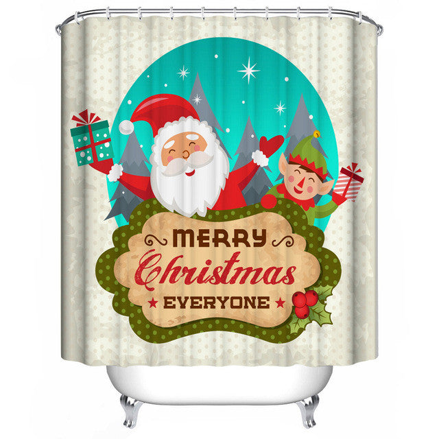 180cmx180cm Waterproof Polyester Fabric Bathroom/shower Curtains