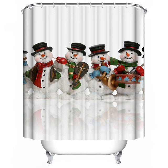 180cmx180cm Waterproof Polyester Fabric Bathroom/shower Curtains