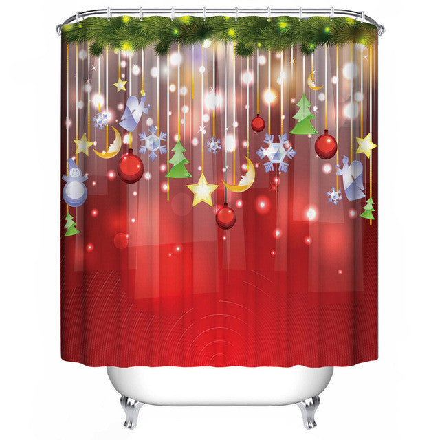 180cmx180cm Waterproof Polyester Fabric Bathroom/shower Curtains