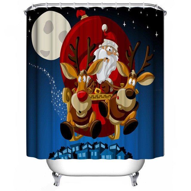 180cmx180cm Waterproof Polyester Fabric Bathroom/shower Curtains