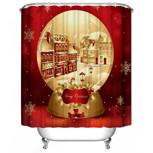 180cmx180cm Waterproof Polyester Fabric Bathroom/shower Curtains