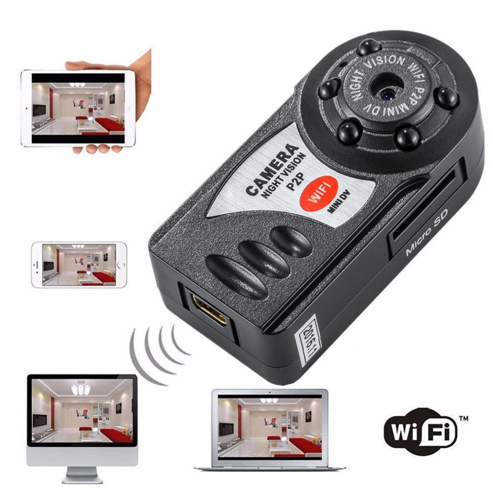 Mini Q7  Wifi Camcorder Recorder Infrared Night Vision Camera