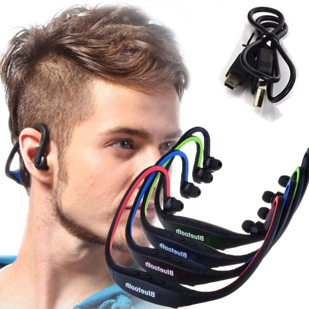 Sports Bluetooth Earphone S9 Support TF/SD Card