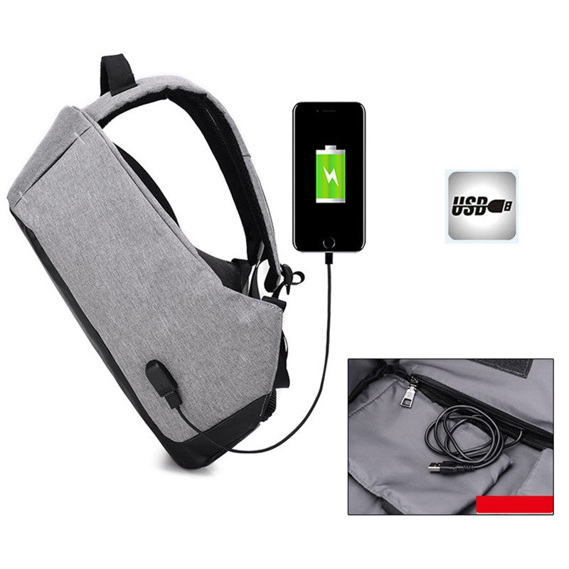 16Inches  Antitheft External USB Charging Backpack