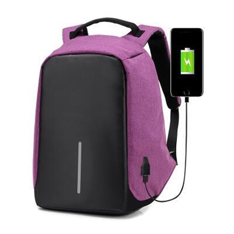 16Inches  Antitheft External USB Charging Backpack