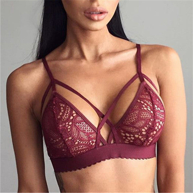 New Tops Sexy Lace Bra Women
