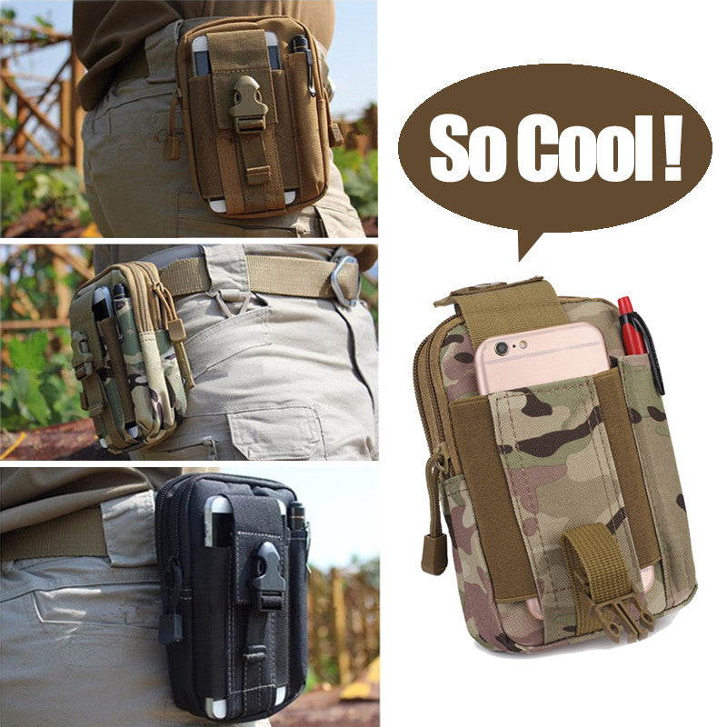 Universal Outdoor Sport Military Belt Hip Waist Phone Bags