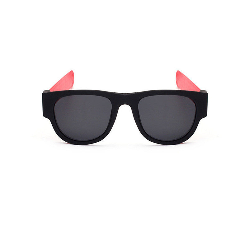 UV400 Foldable Rubber Snap Arms Sports Sunglasses