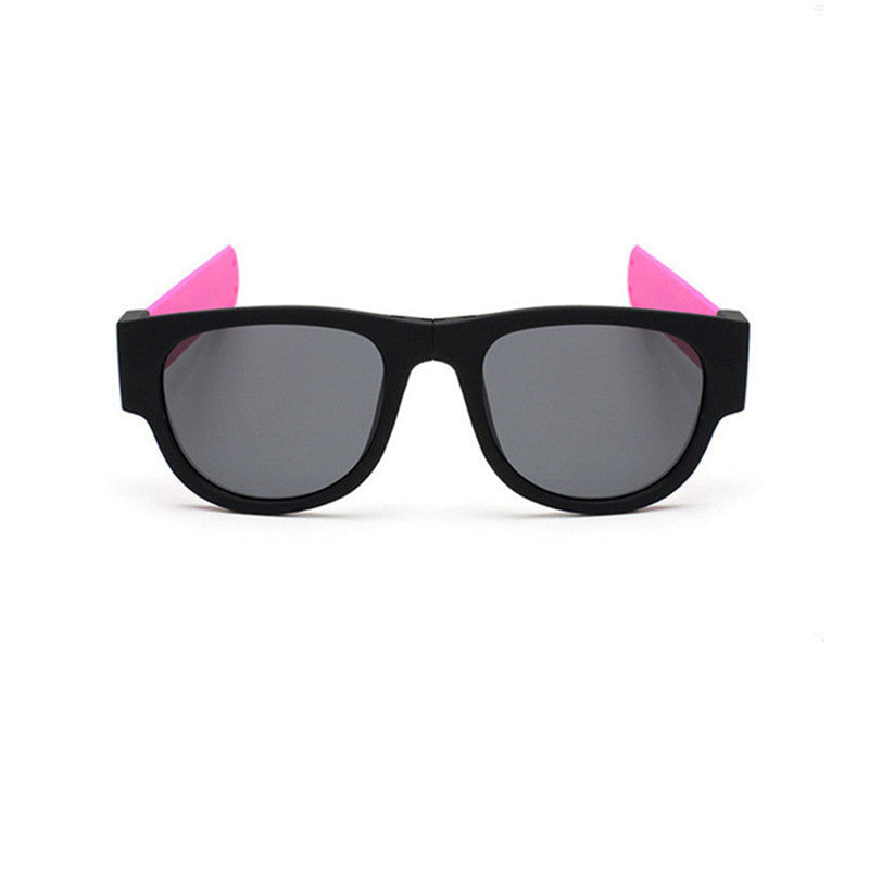 UV400 Foldable Rubber Snap Arms Sports Sunglasses