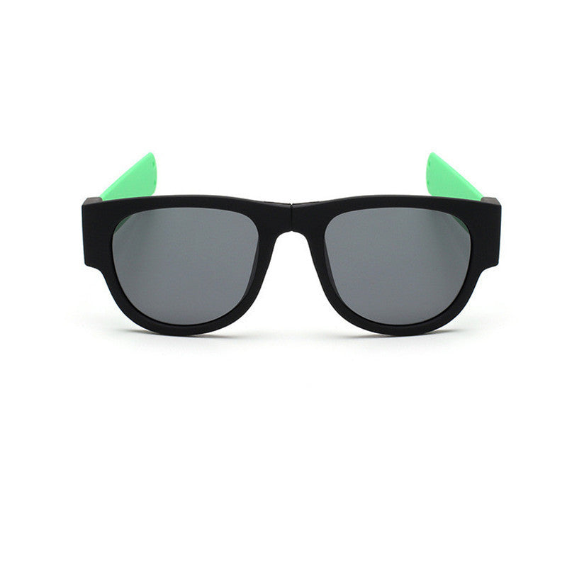 UV400 Foldable Rubber Snap Arms Sports Sunglasses