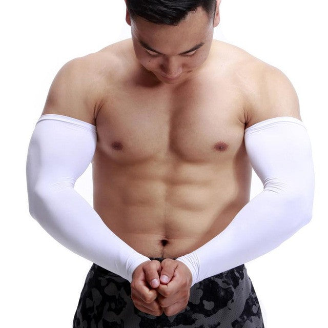 Men Women Gloves Sun Protection Arm Cooling Sleeve Warmers