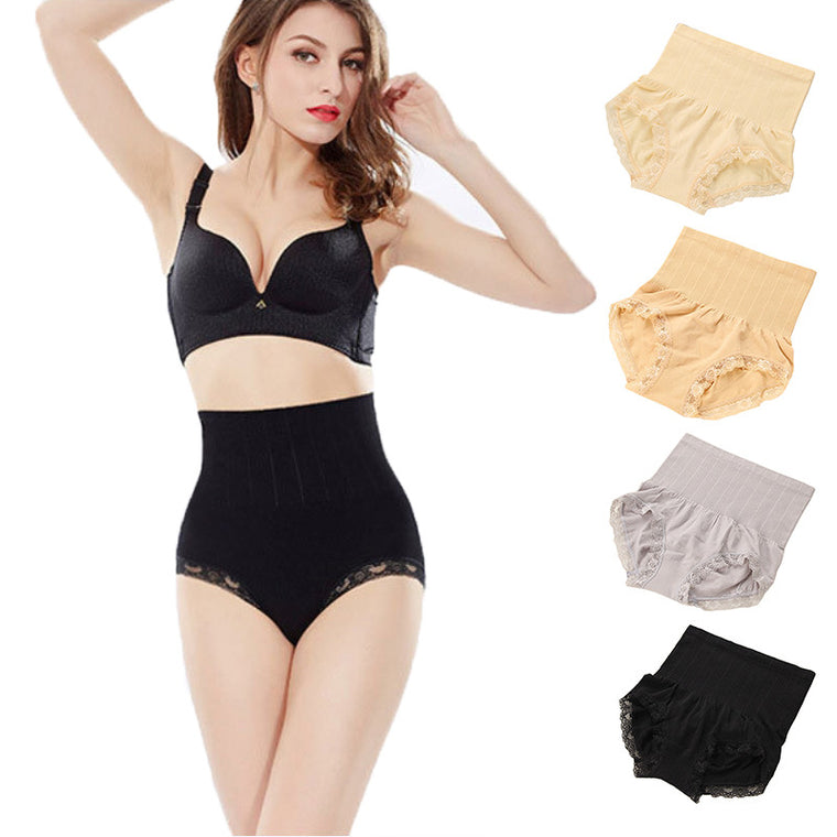 Women's High Waist Push Up Hip Briefs Underwear