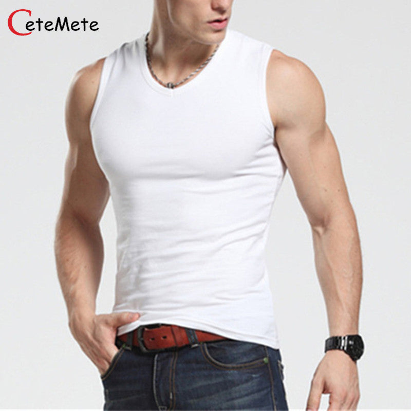 Casual Gilet Men O-Neck Tank Tops