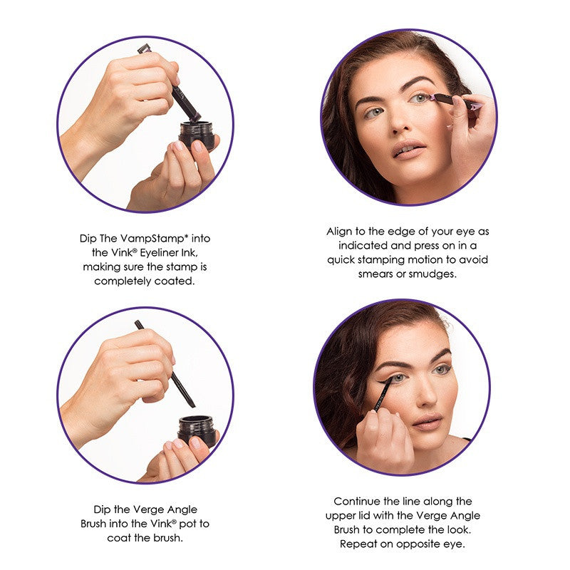 3 Pcs/Set Vamp Stamp Eyeliner