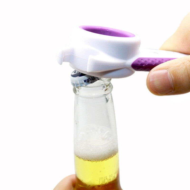 5 in 1 Multi-function Stainless Steel Plastic Can Bottle Opener