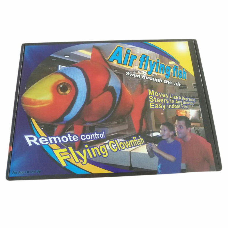 Air Flying Toy Fish Shaped Aluminum Balloon Configuration Remote Control