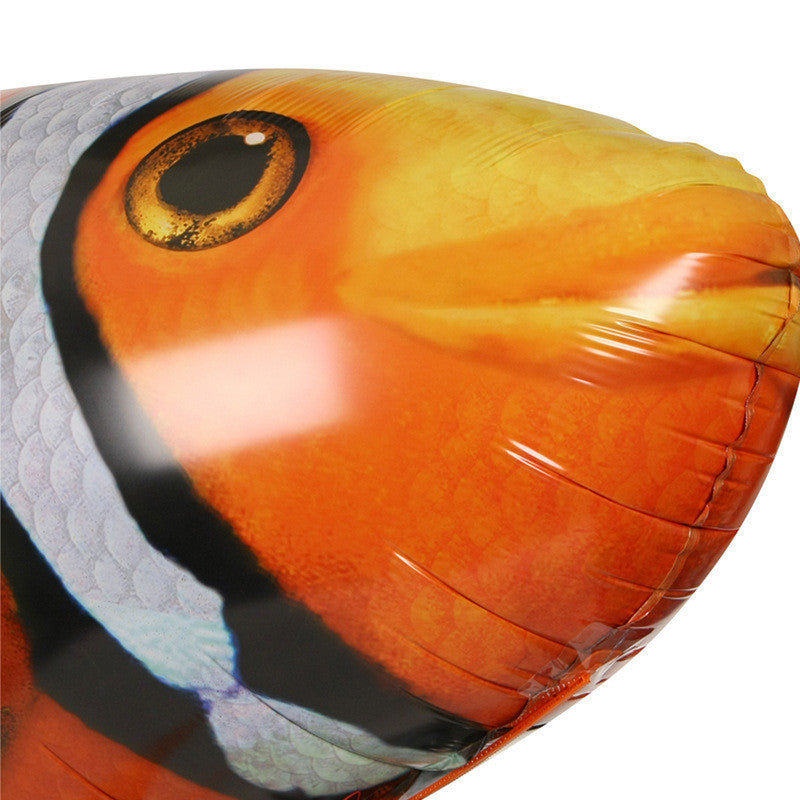 Air Flying Toy Fish Shaped Aluminum Balloon Configuration Remote Control