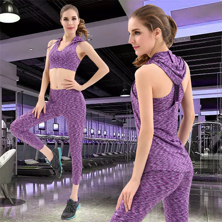 2 PCS Women Yoga Pants Set