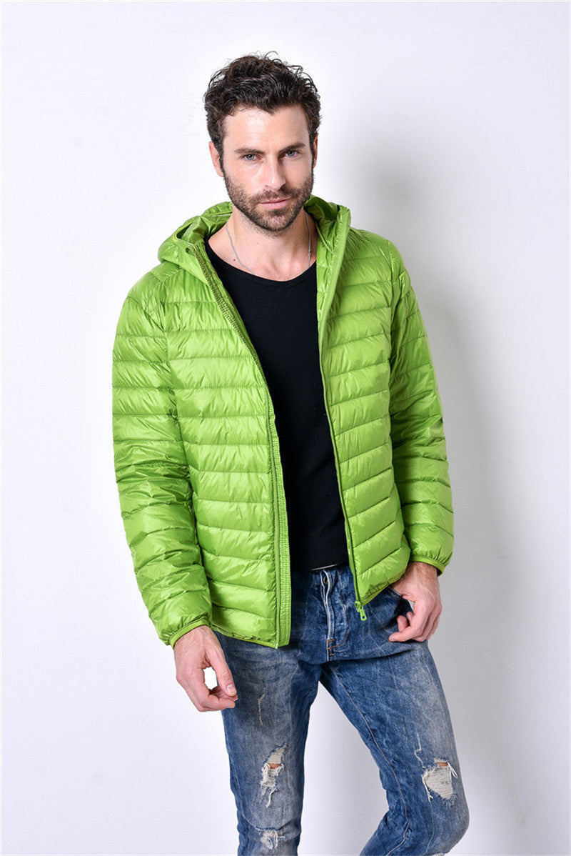 White Duck Down Jacket Men