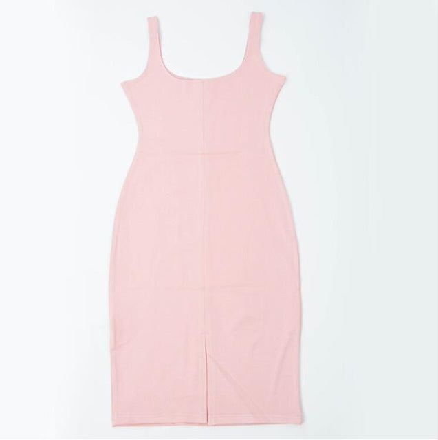 Basic stretchy slim tank tops