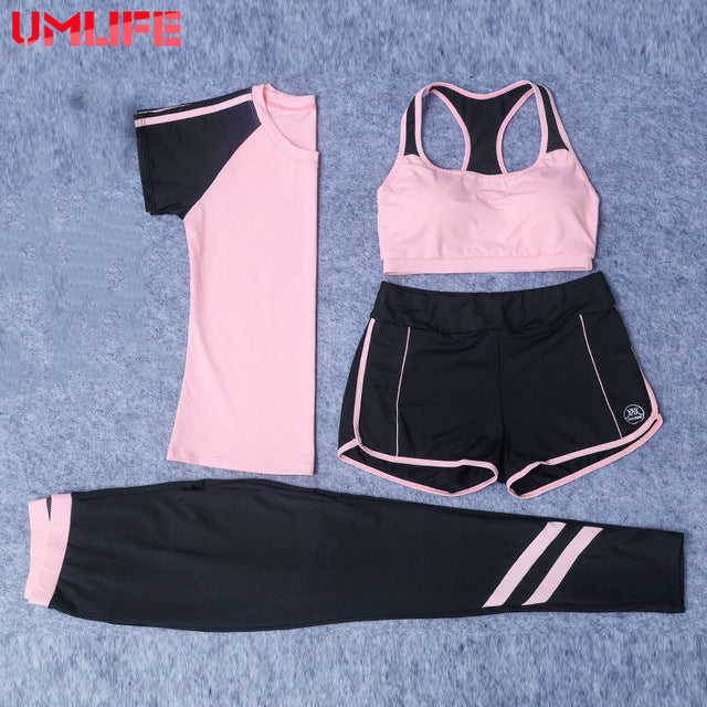 Outdoor Gym Elastic Yoga Set 4 Piece
