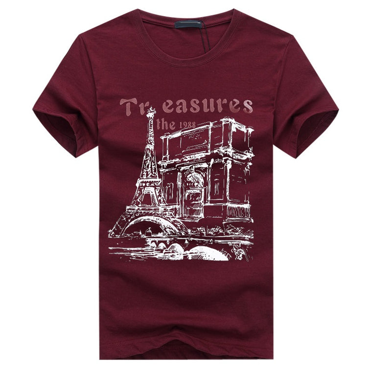 Homme Summer Short Sleeve Casual Men's T Shirts