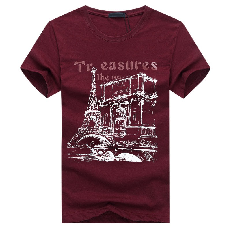 Homme Summer Short Sleeve Casual Men's T Shirts