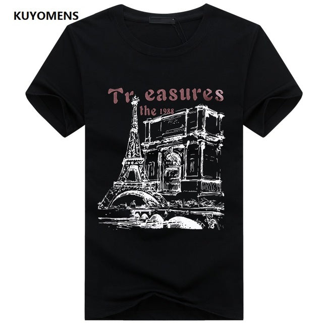 Homme Summer Short Sleeve Casual Men's T Shirts
