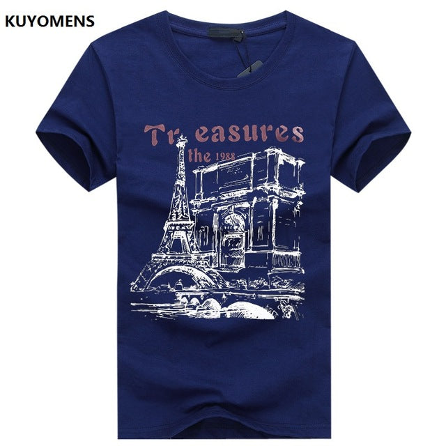 Homme Summer Short Sleeve Casual Men's T Shirts