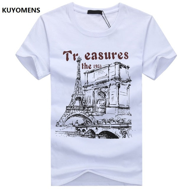 Homme Summer Short Sleeve Casual Men's T Shirts