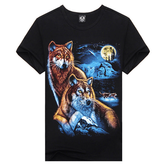 3d Print Nightmare Tiger Short-Sleeved T-Shirts