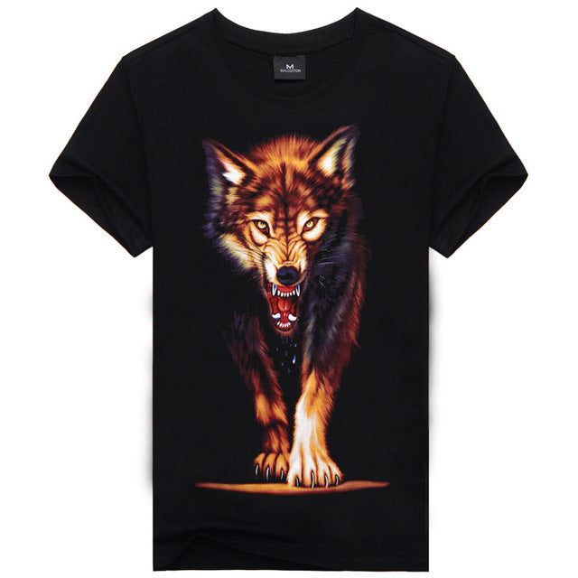 3d Print Nightmare Tiger Short-Sleeved T-Shirts