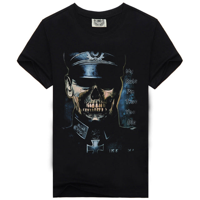 3d Print Nightmare Tiger Short-Sleeved T-Shirts
