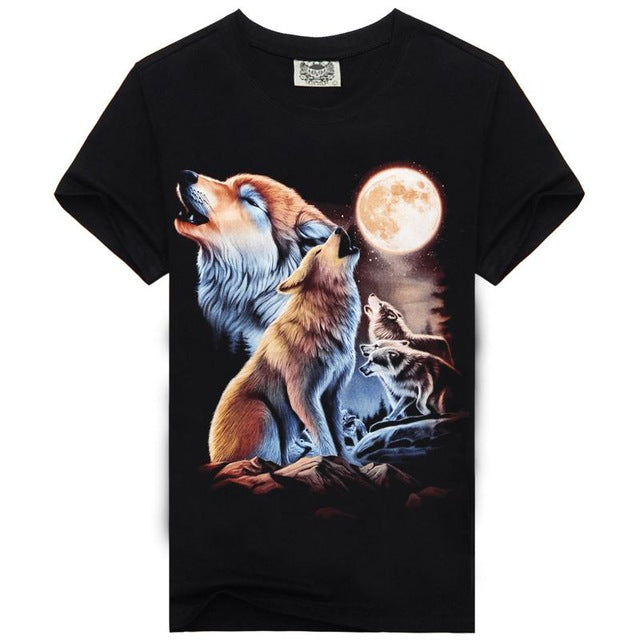3d Print Nightmare Tiger Short-Sleeved T-Shirts