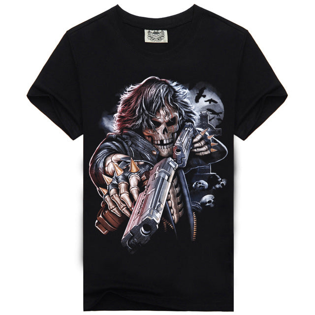 3d Print Nightmare Tiger Short-Sleeved T-Shirts