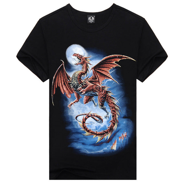 3d Print Nightmare Tiger Short-Sleeved T-Shirts