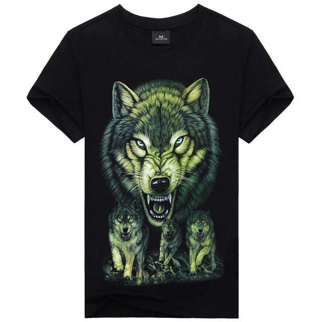 3d Print Nightmare Tiger Short-Sleeved T-Shirts