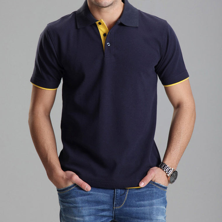 Homme Solid Polo Shirt